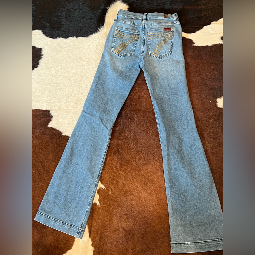 7 for all mankind dojo flare jeans
